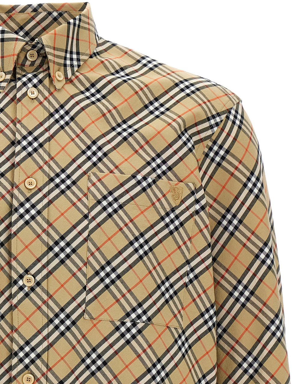 Burberry Beige Cotton Blouse Beige
