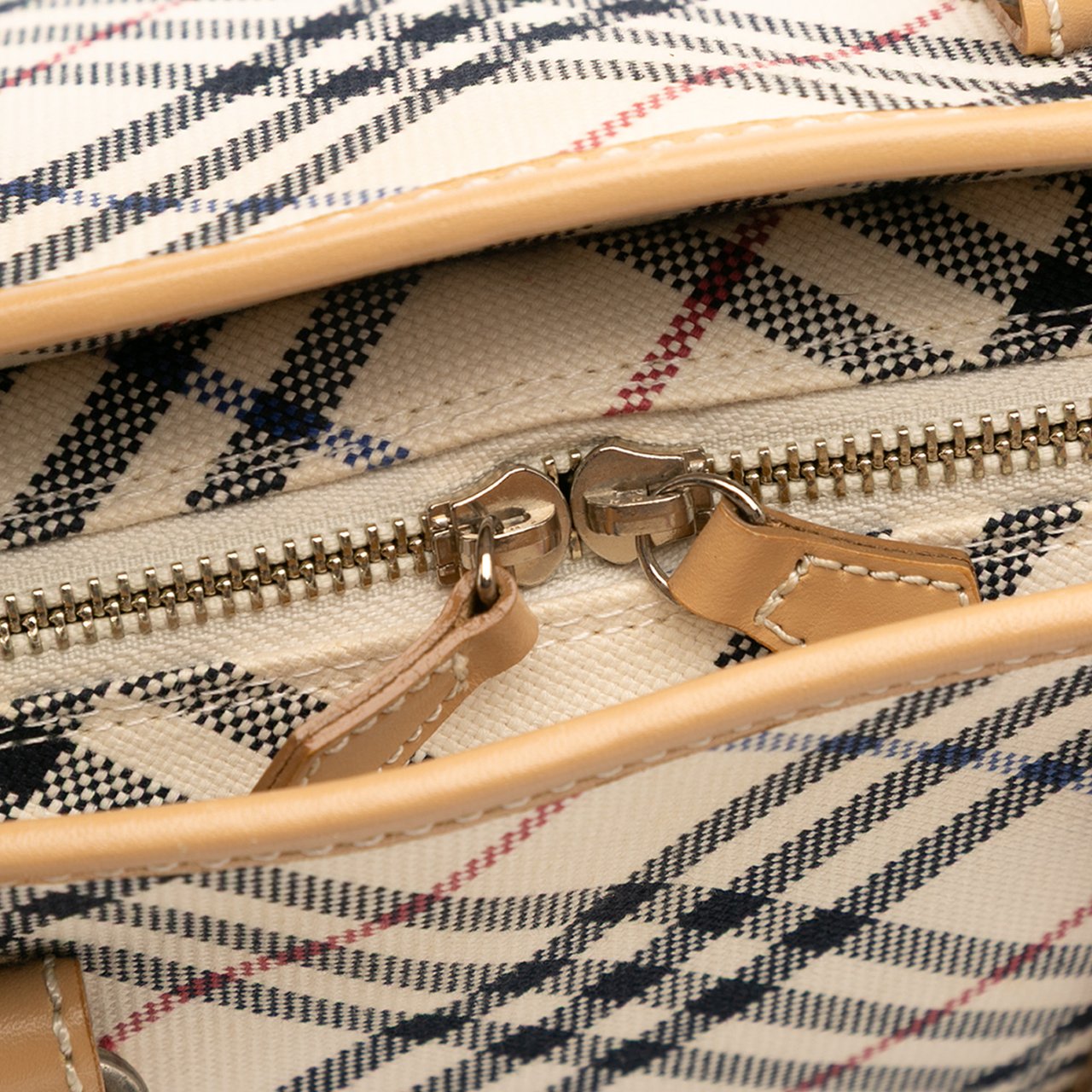 Burberry Nova Check Canvas Handbag Bruin