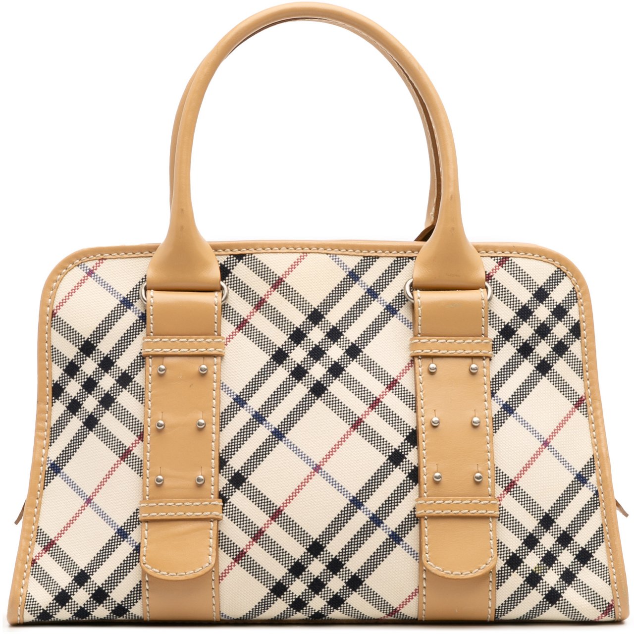 Burberry Nova Check Canvas Handbag Bruin