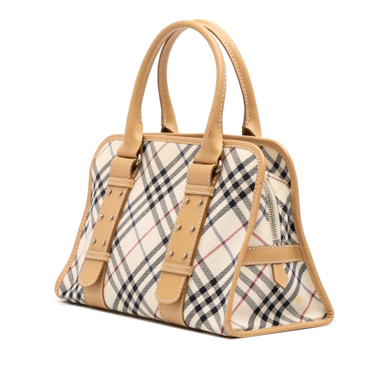 Burberry Nova Check Canvas Handbag Bruin