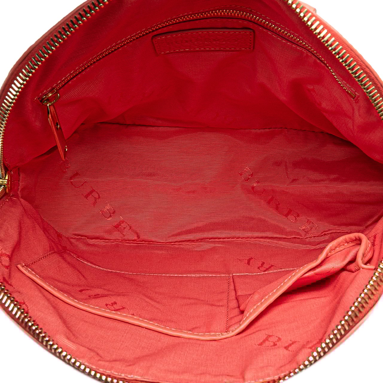 Burberry Small Heritage Grain Check Embossed Orchard Bowling Bag Roze