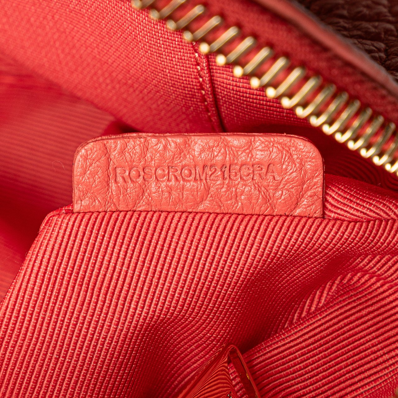 Burberry Small Heritage Grain Check Embossed Orchard Bowling Bag Roze