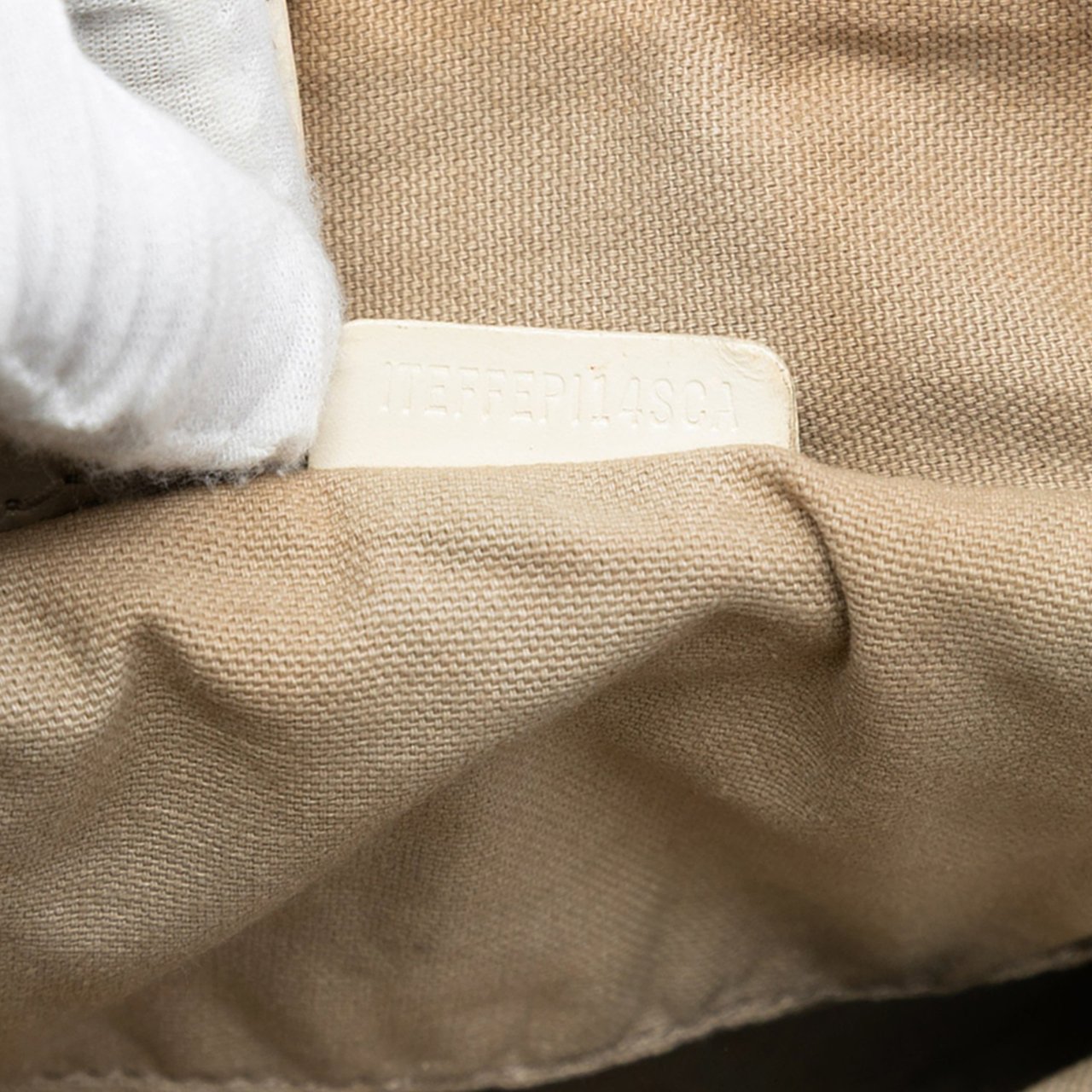 Burberry Supernova Check Painted Canvas Tote Bruin