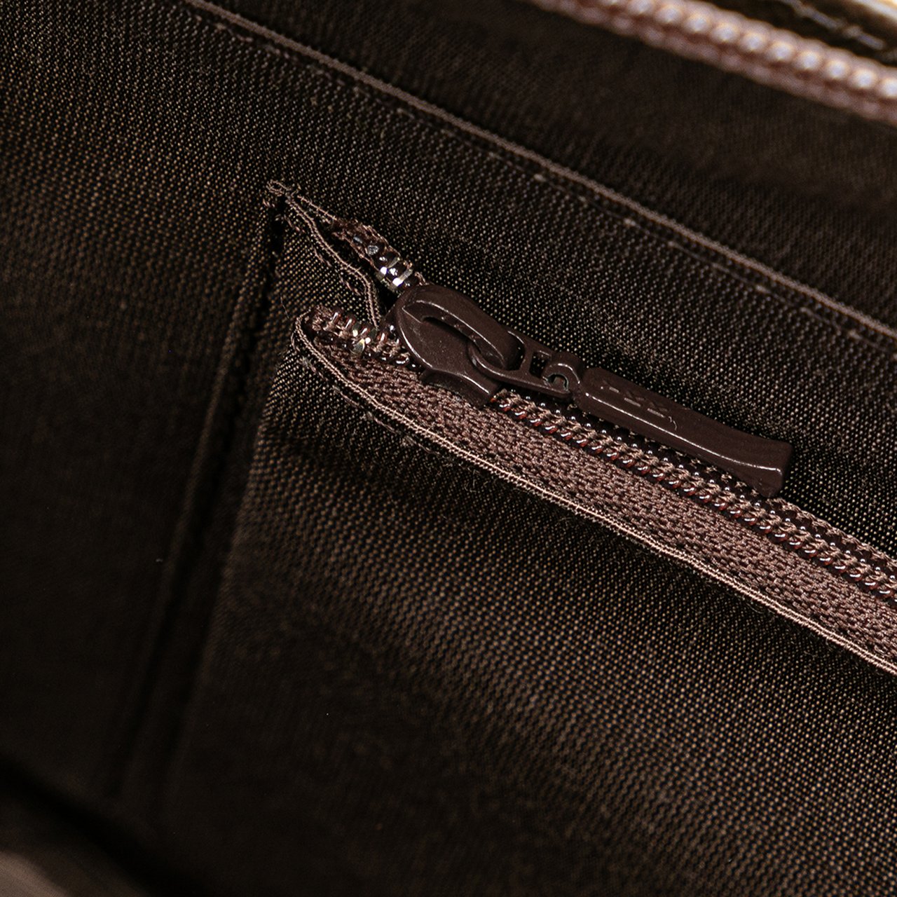 Burberry House Check Canvas Handbag Bruin