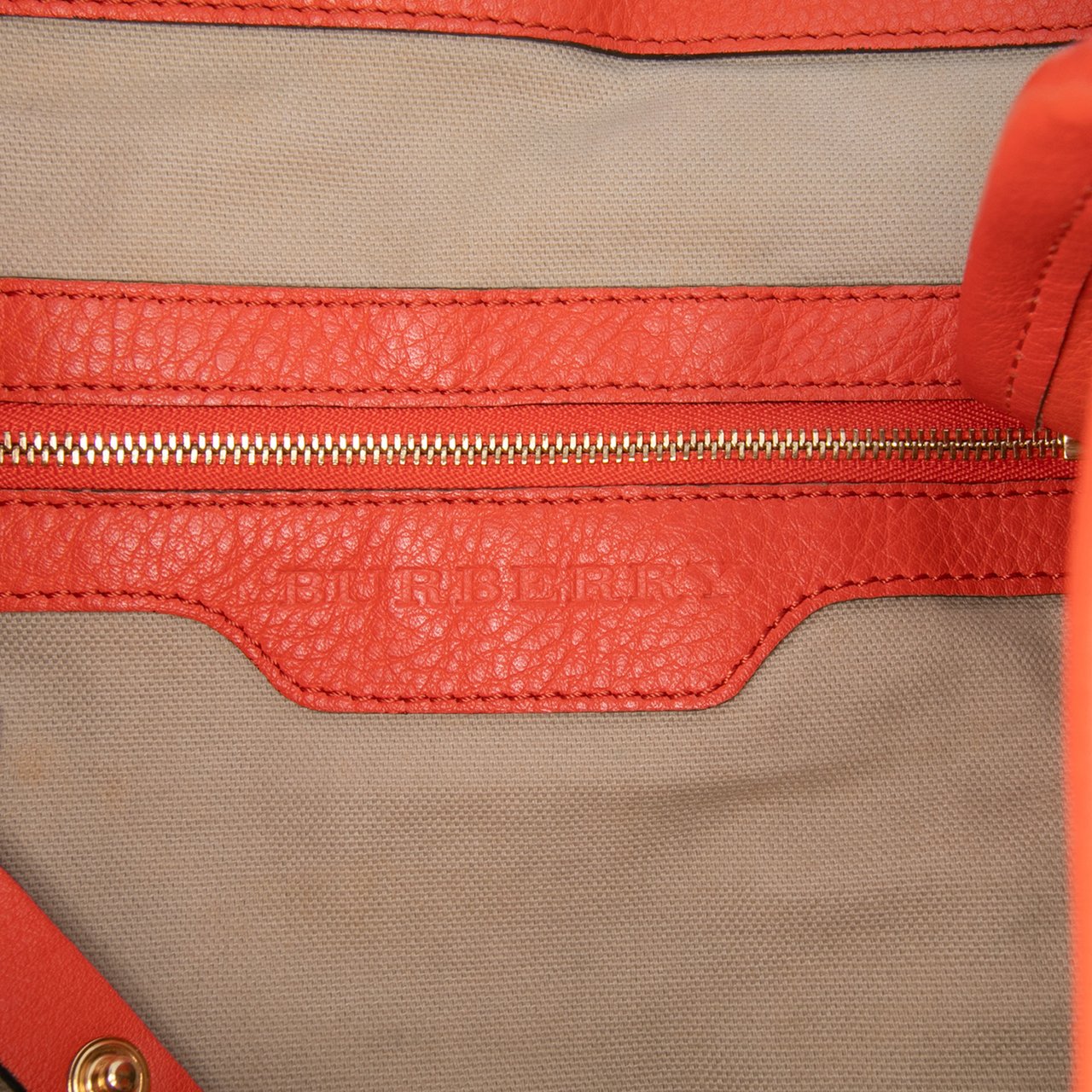Burberry Small House Check Canvas Canterbury Tote Bruin