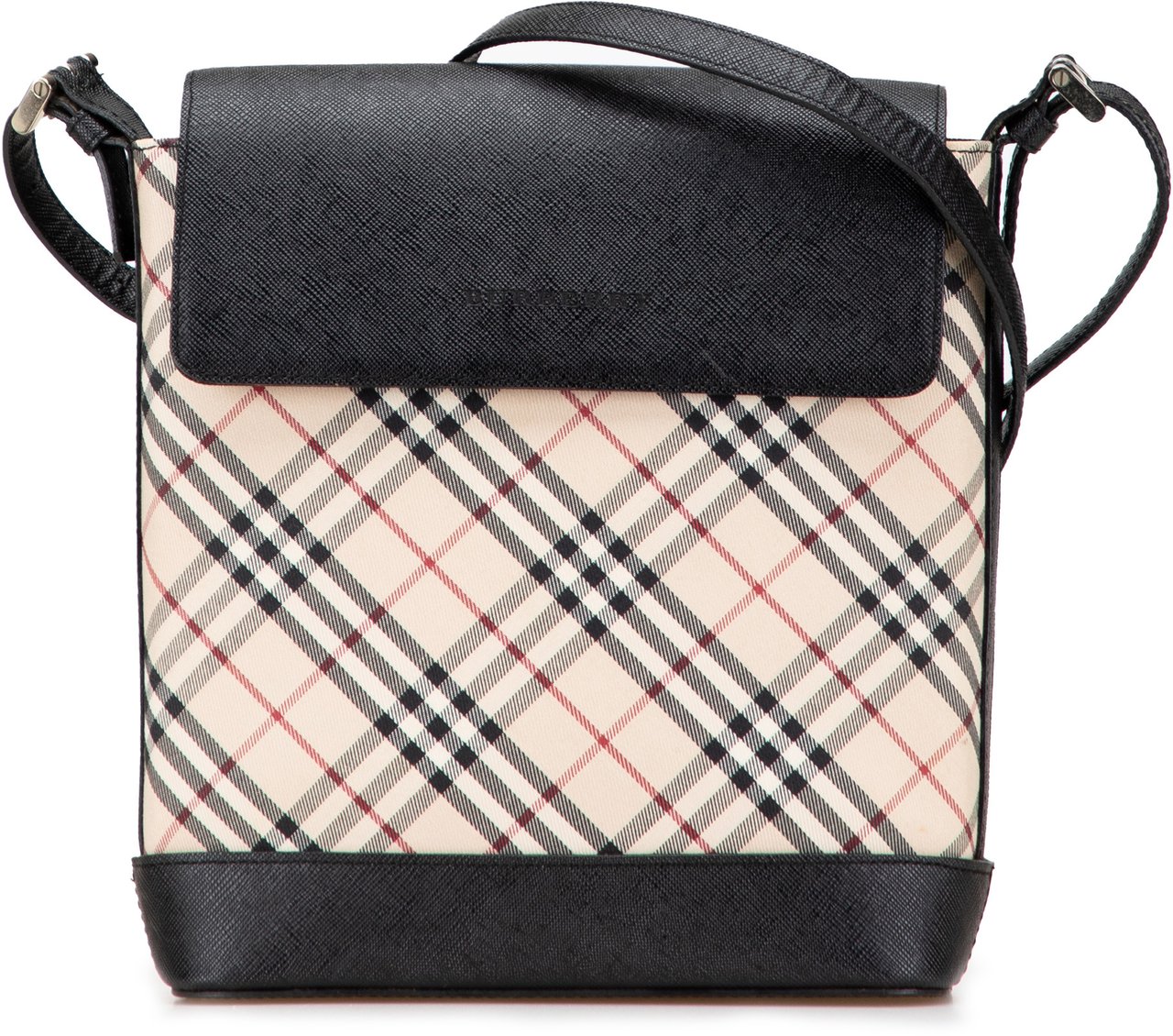Burberry Nova Check Canvas Crossbody Bruin