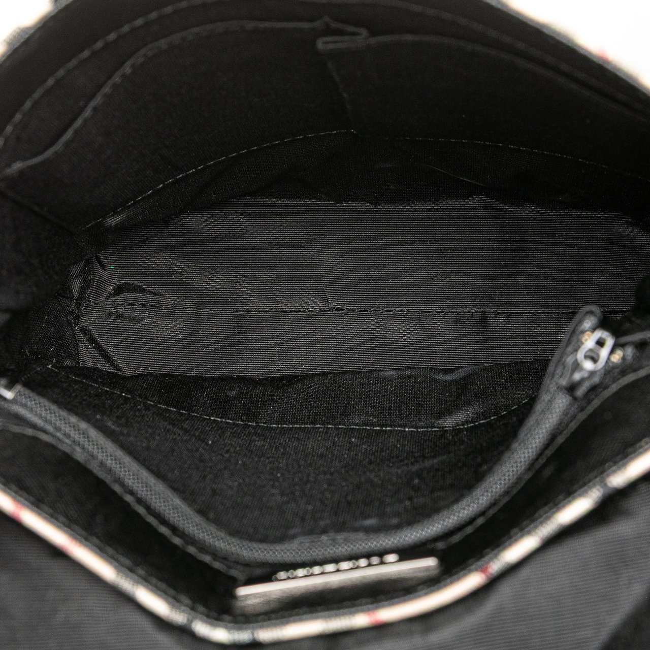 Burberry Nova Check Canvas Crossbody Bruin