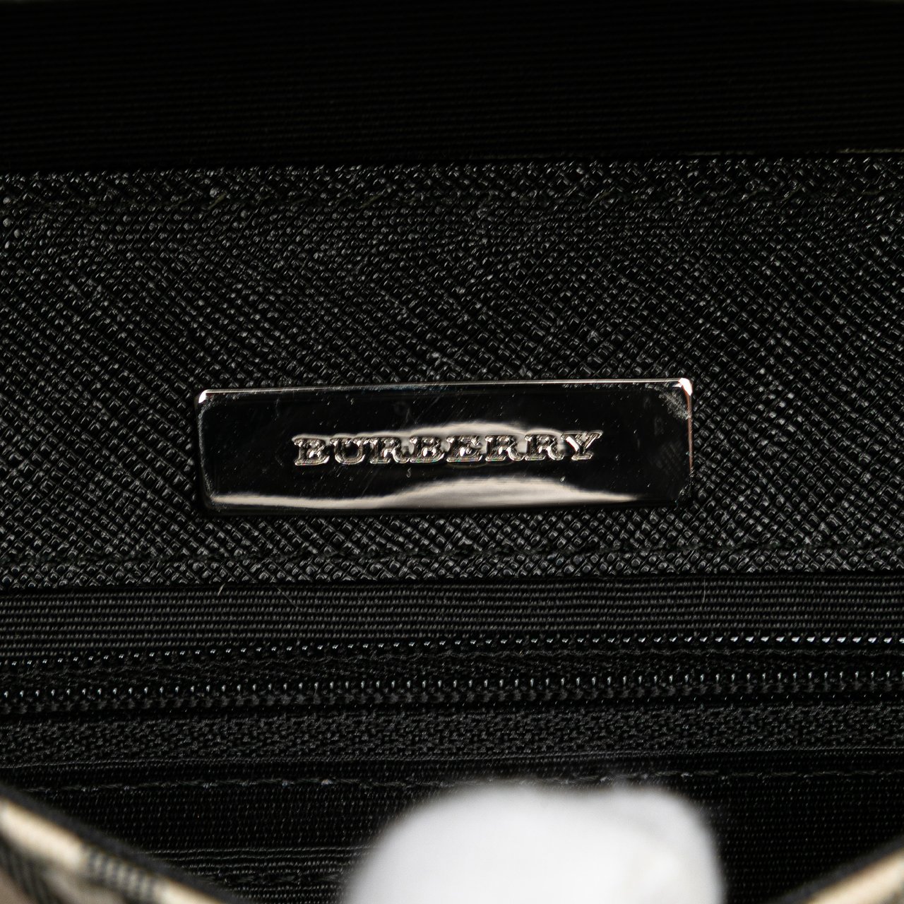 Burberry Nova Check Canvas Crossbody Bruin