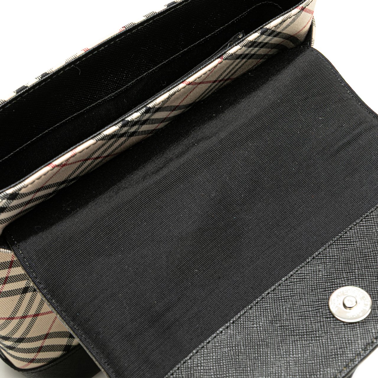 Burberry Nova Check Canvas Crossbody Bruin