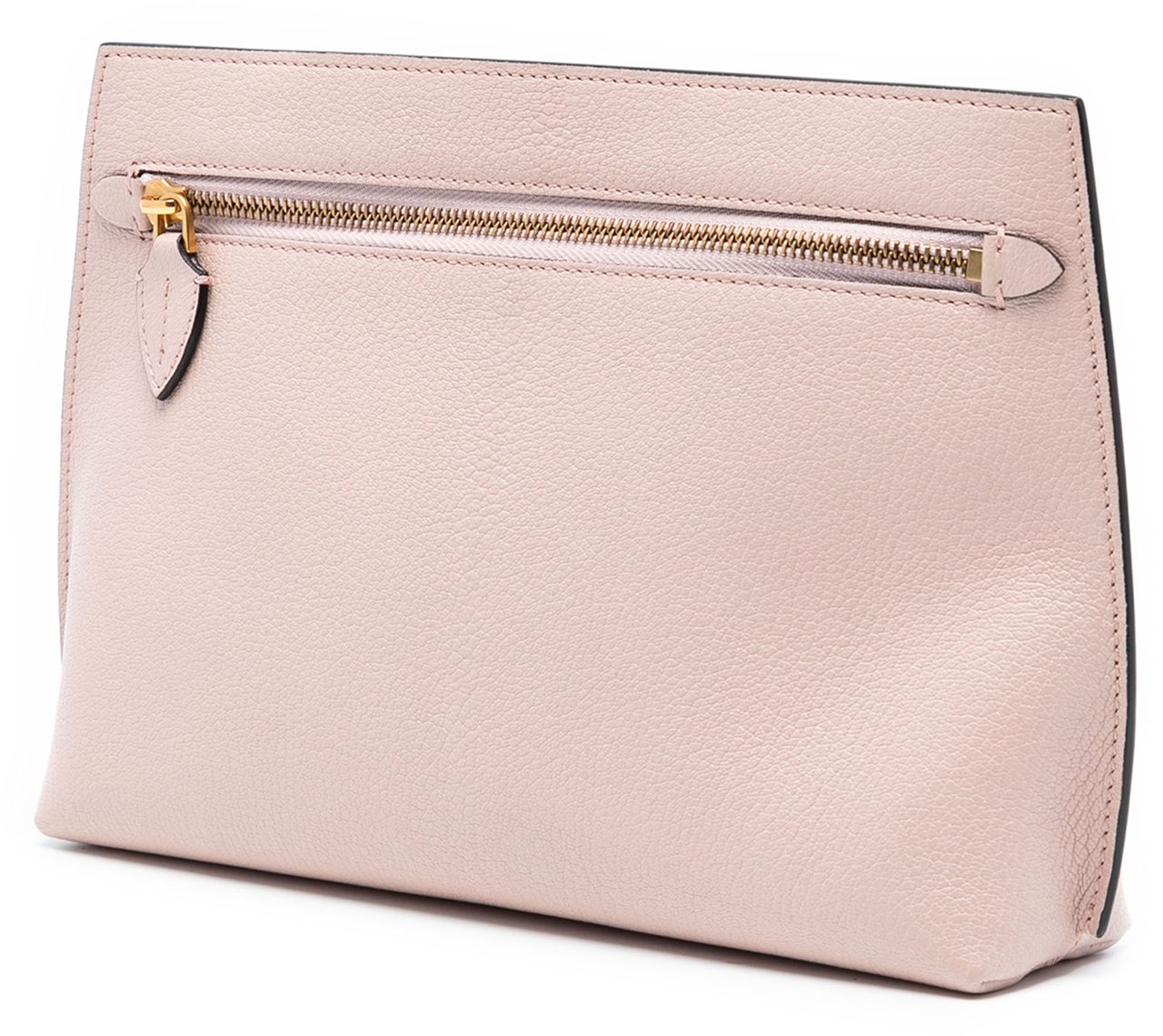 Burberry Leather Pendleton Clutch Roze