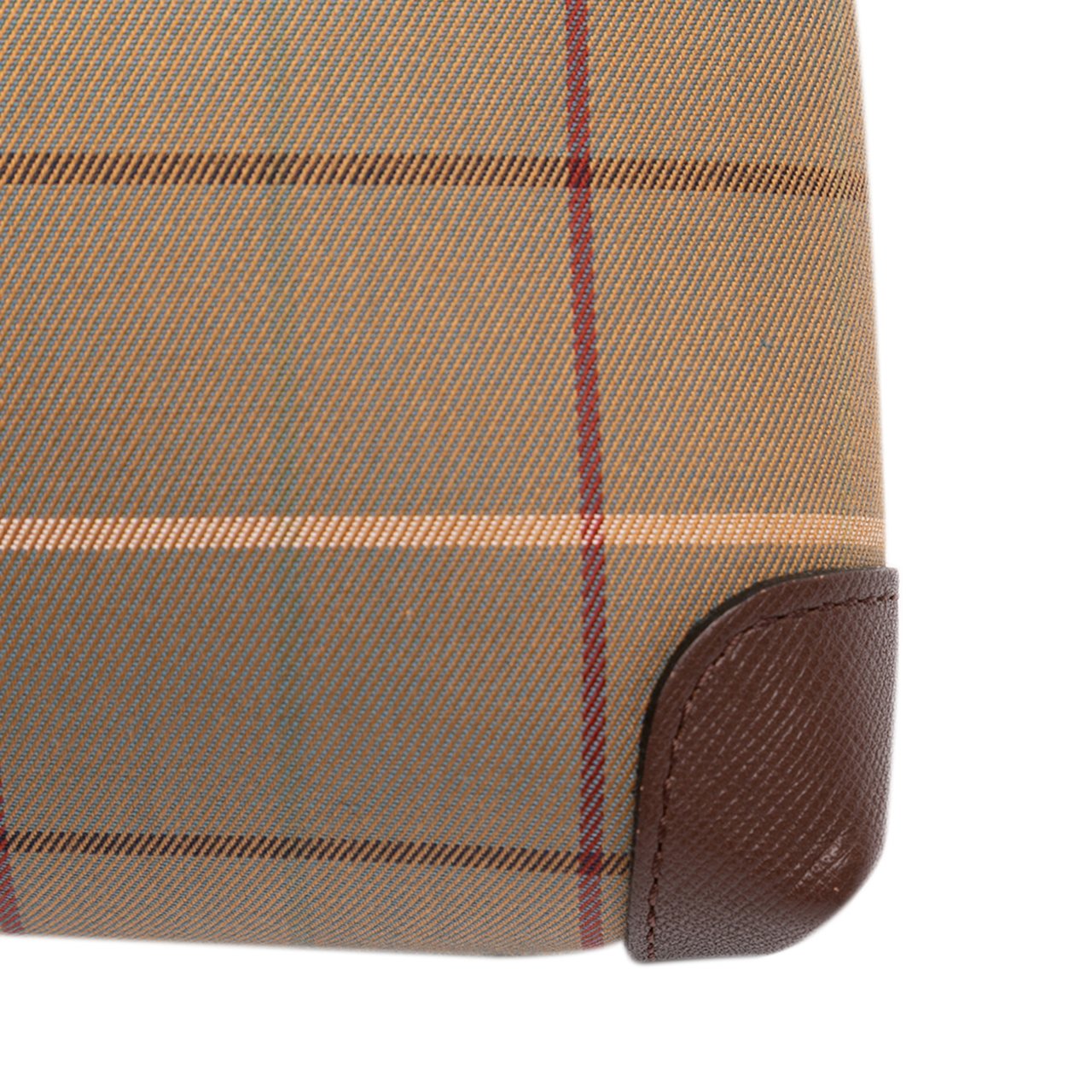 Burberry Vintage Check Canvas Clutch Bruin