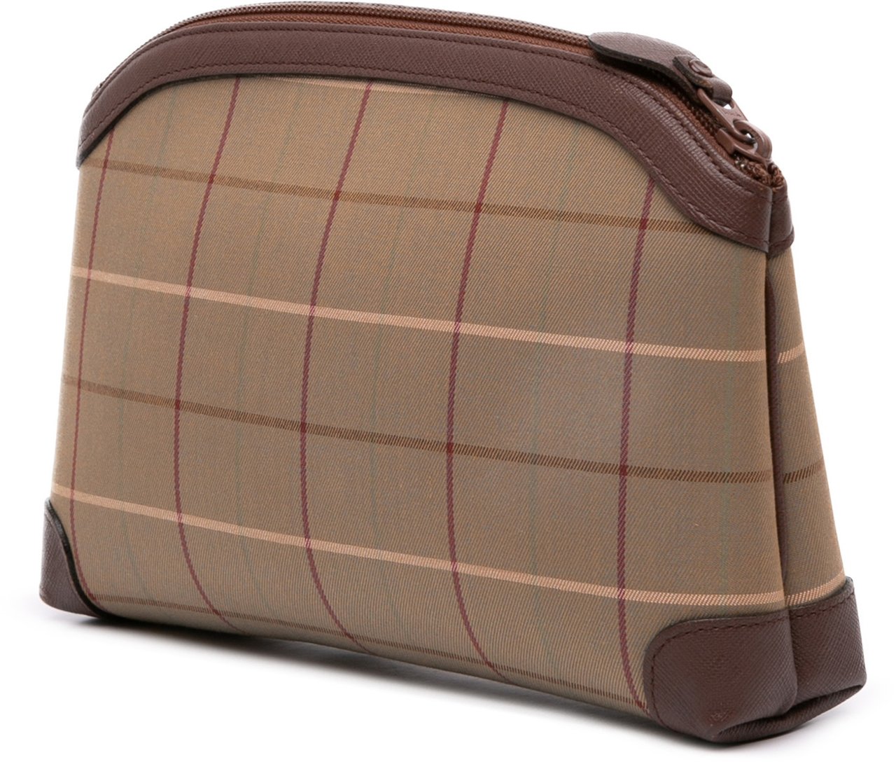 Burberry Vintage Check Canvas Clutch Bruin