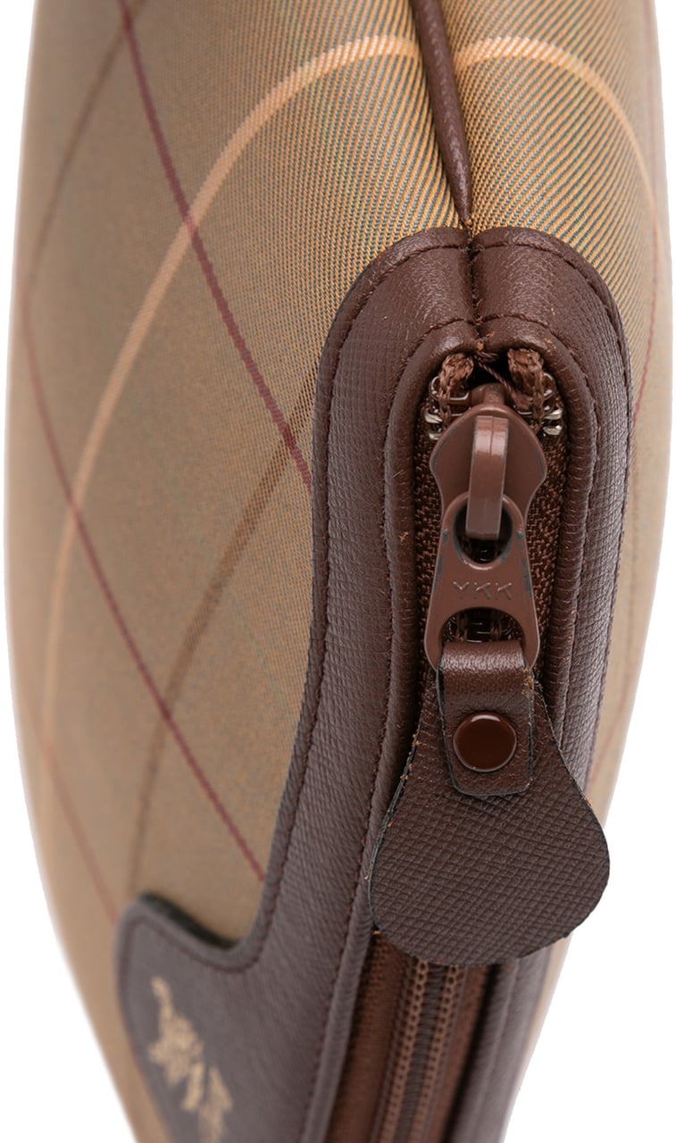 Burberry Vintage Check Canvas Clutch Bruin