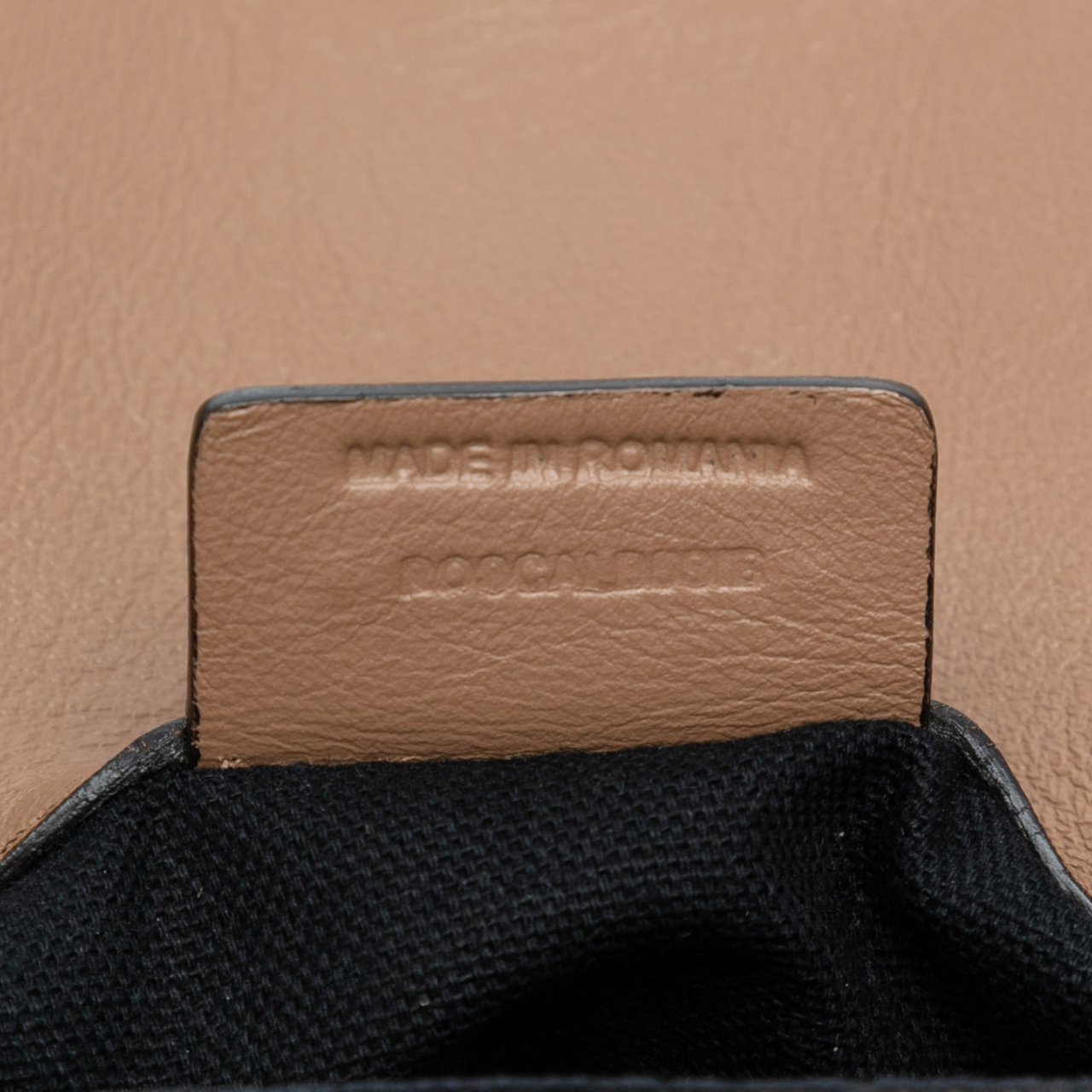 Burberry Small House Check Canvas and Leather Horseshoe Milton Crossbody Bruin