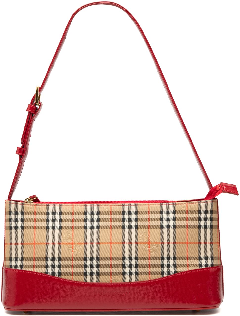 Burberry Haymarket Check Shoulder Bag Bruin