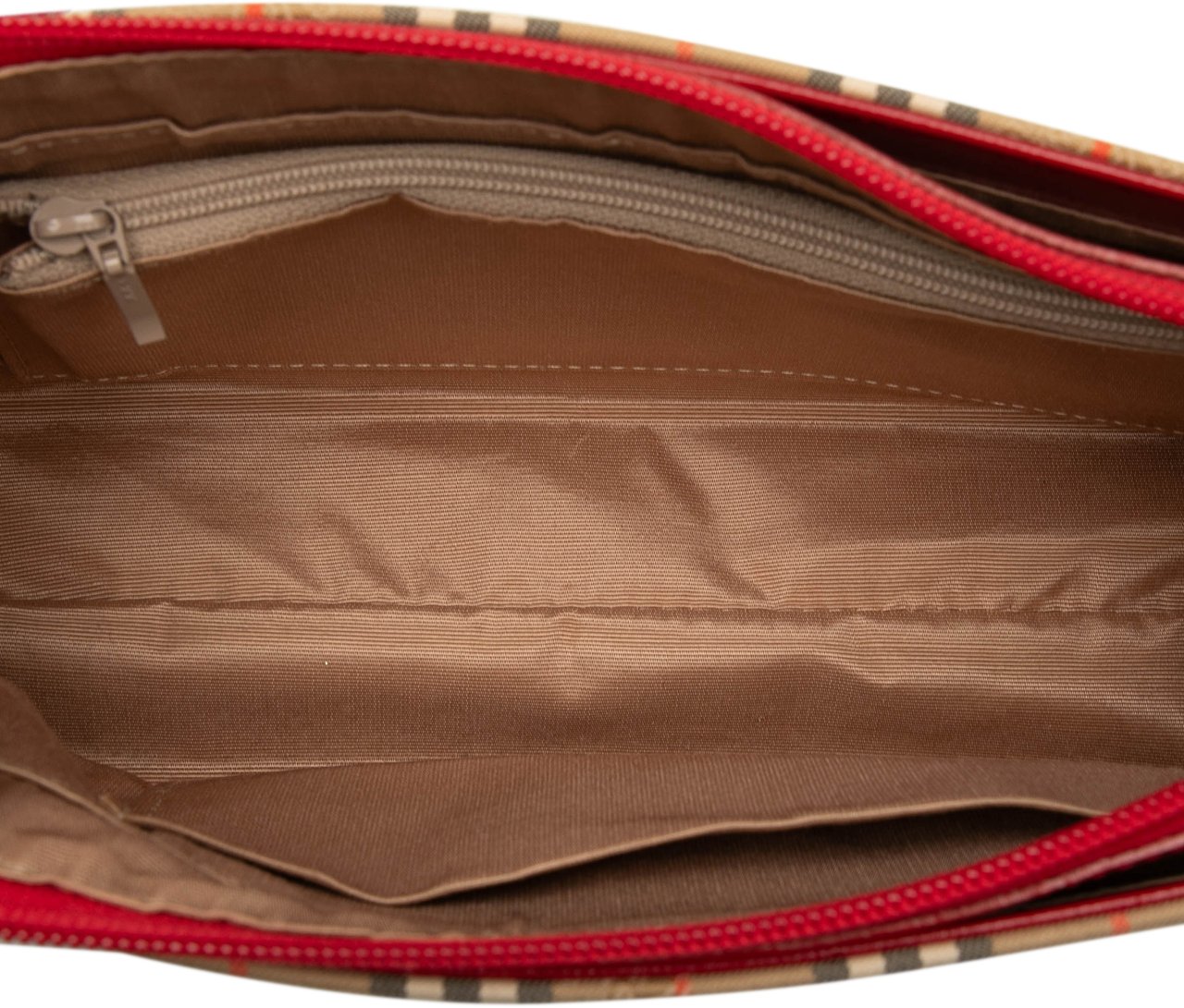 Burberry Haymarket Check Shoulder Bag Bruin