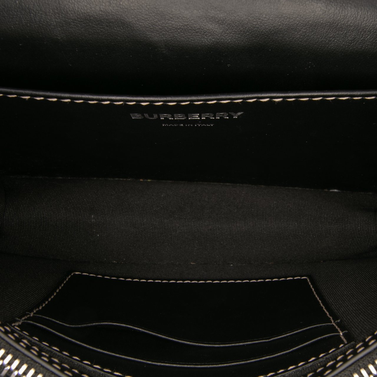 Burberry Canvas Horseferry Note Crossbody Grijs