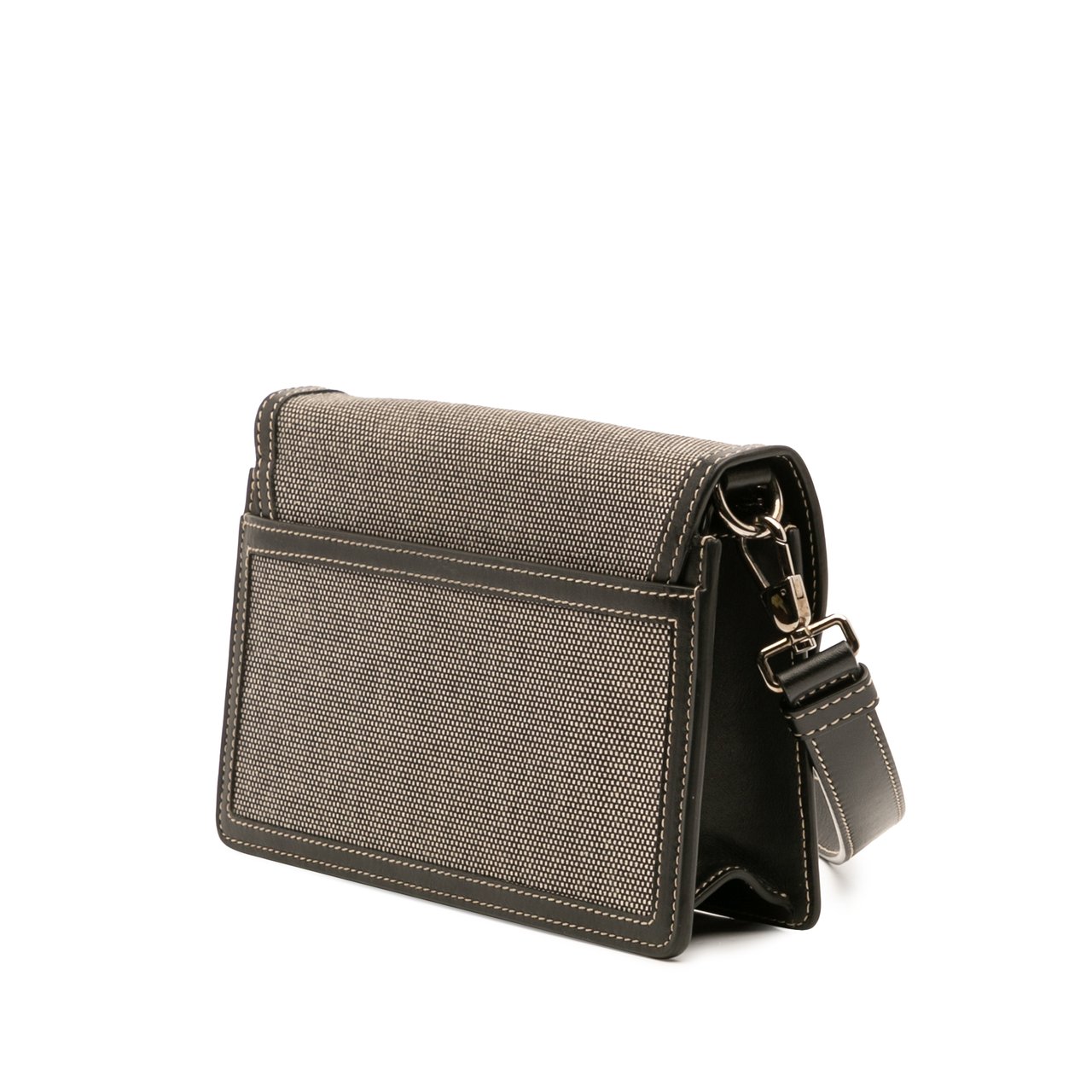 Burberry Canvas Horseferry Note Crossbody Grijs