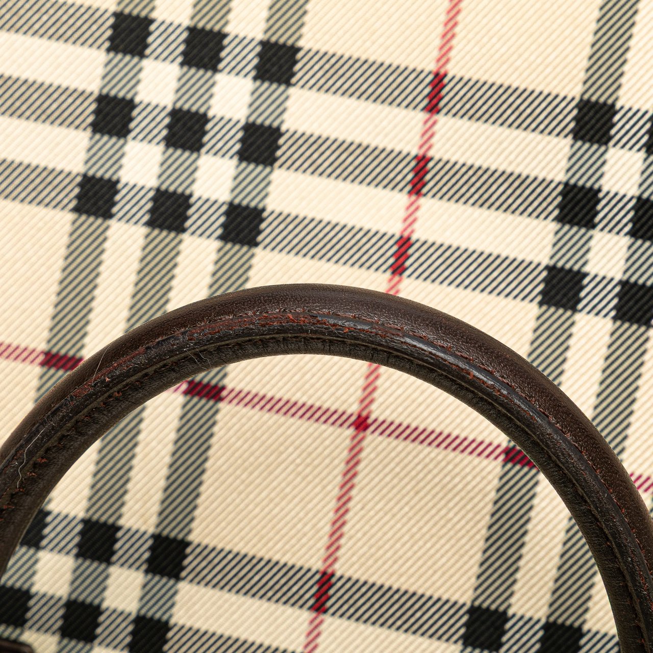 Burberry House Check Canvas Tote Bruin