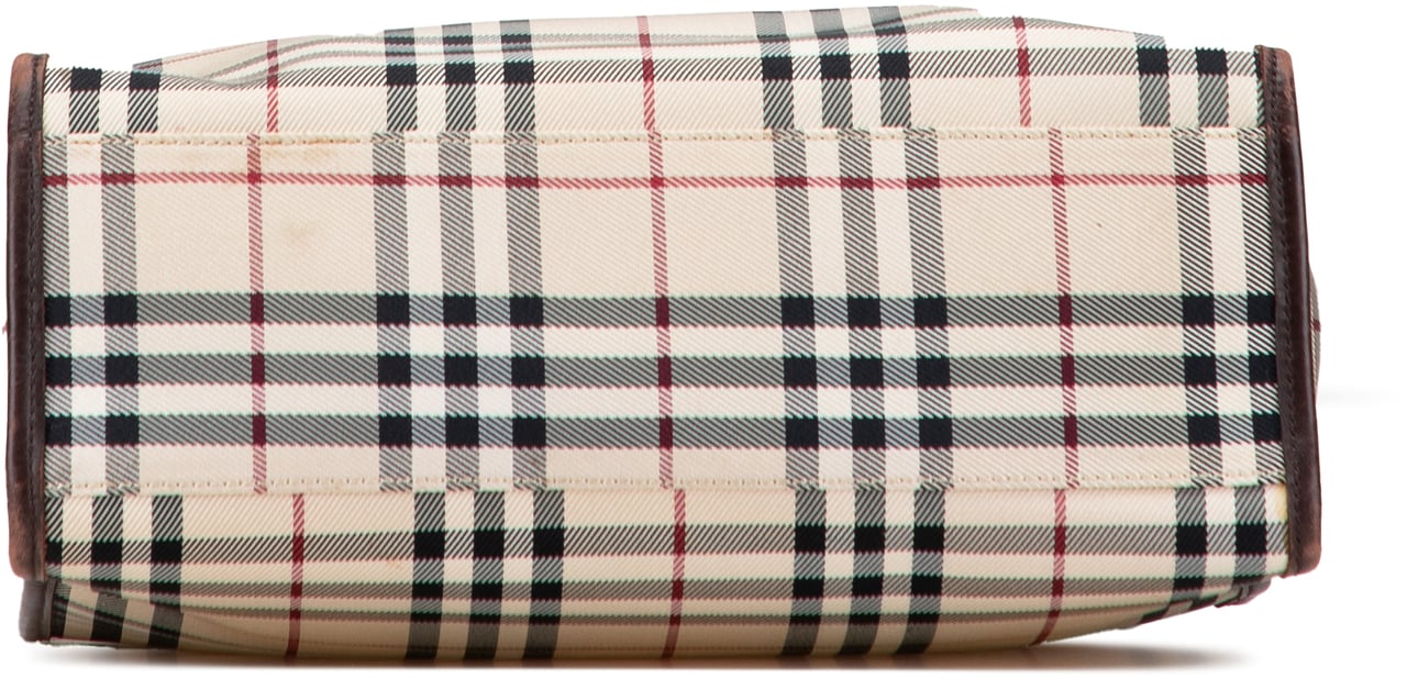 Burberry House Check Canvas Tote Bruin