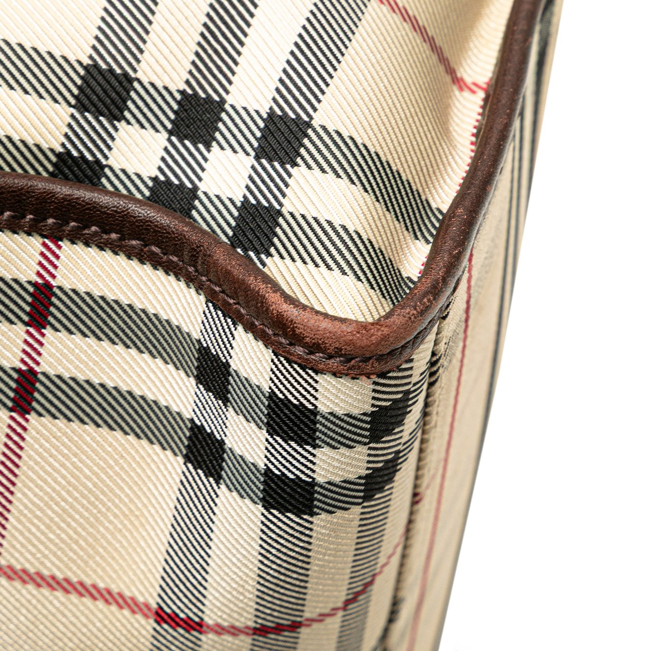 Burberry House Check Canvas Tote Bruin