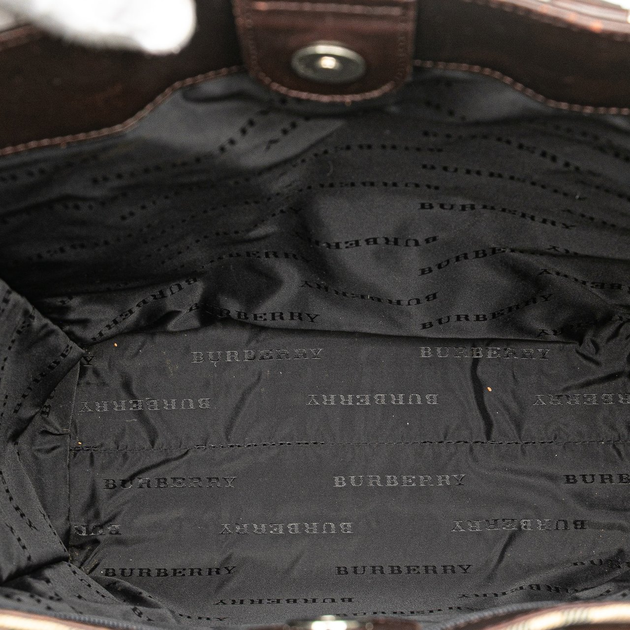Burberry House Check Canvas Tote Bruin