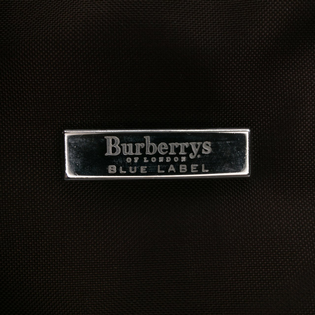 Burberry Nova Check Trimmed Nylon Tote Bruin