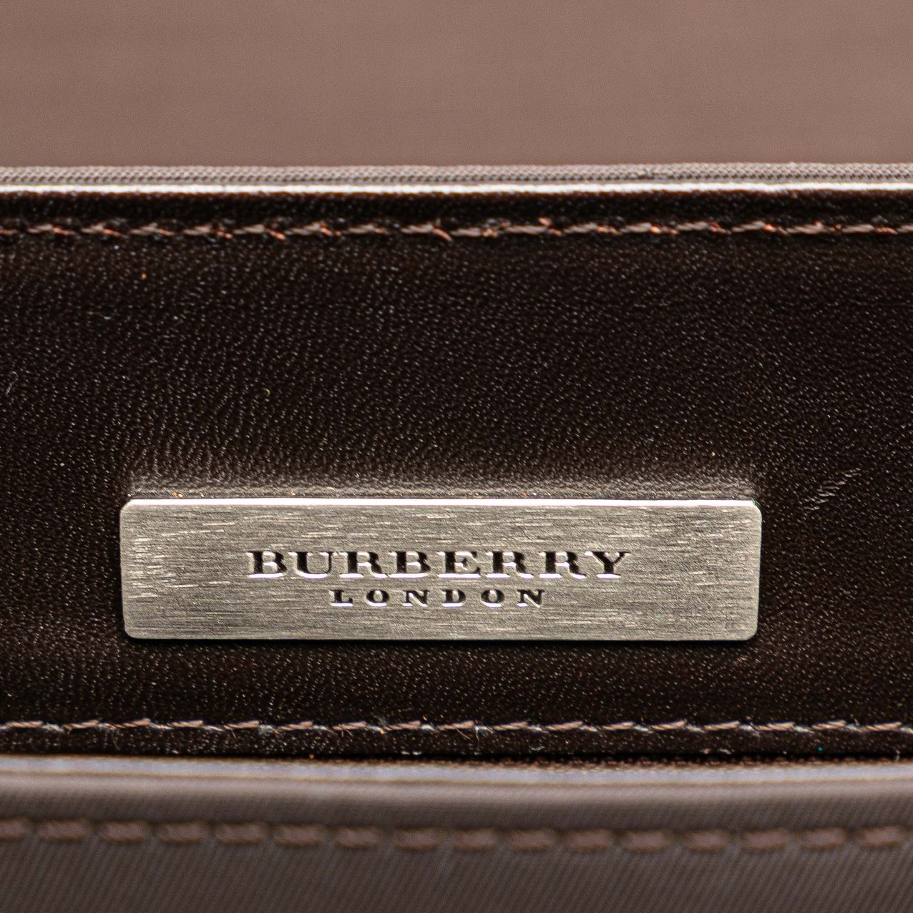 Burberry Jacquard and Leather Knight Crossbody Bruin