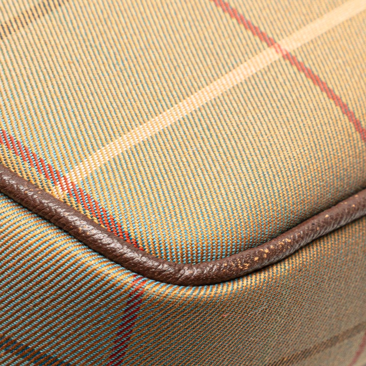 Burberry Vintage Check Canvas Crossbody Bruin
