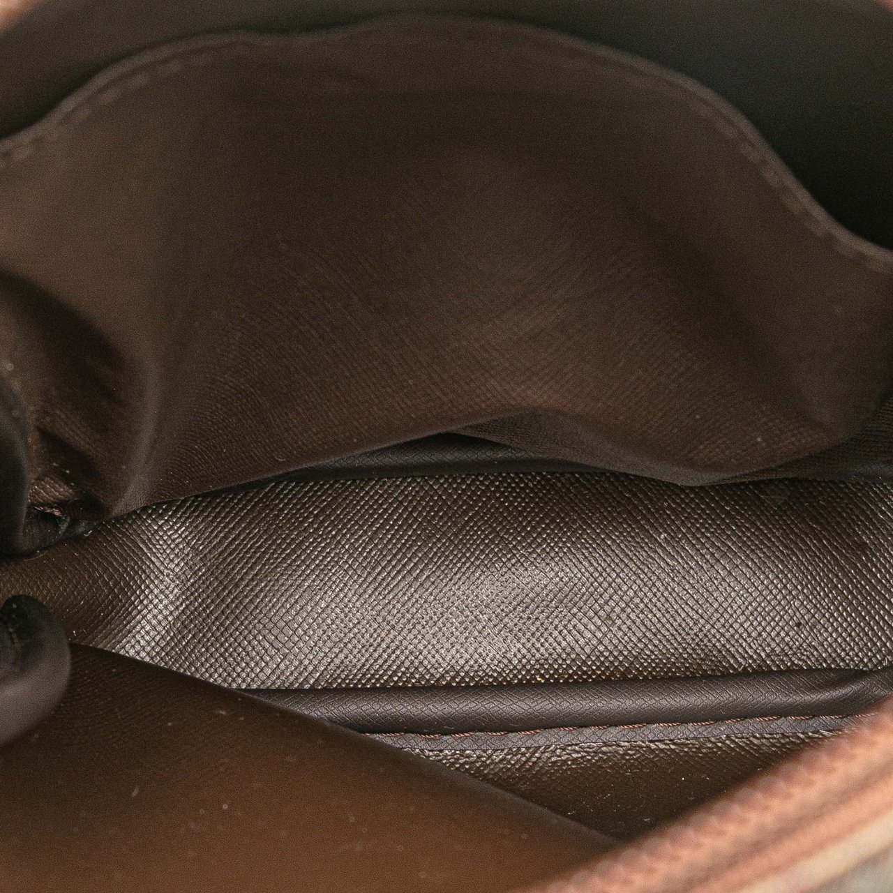 Burberry Vintage Check Canvas Crossbody Bruin