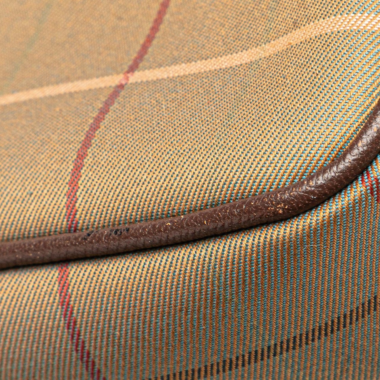 Burberry Vintage Check Canvas Crossbody Bruin