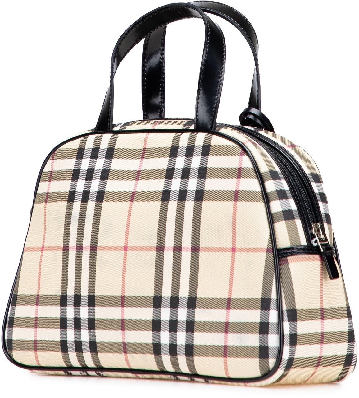 Burberry House Check Canvas Handbag Bruin
