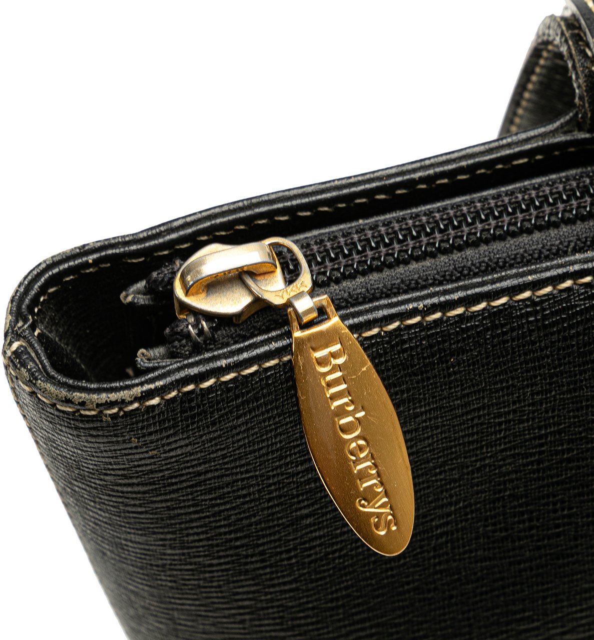 Burberry Leather Tote Zwart