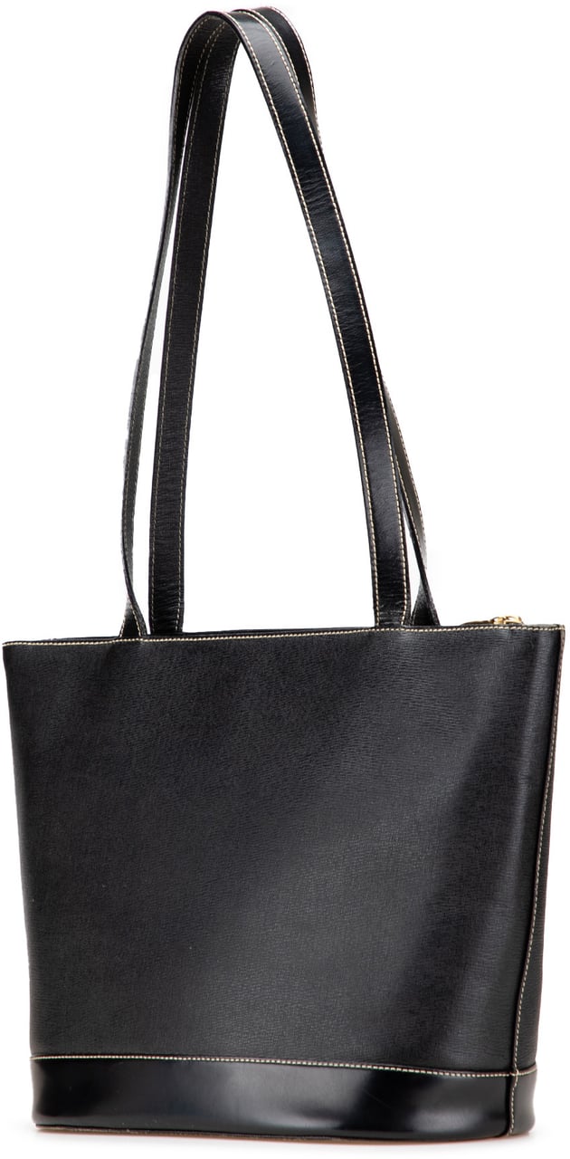 Burberry Leather Tote Zwart