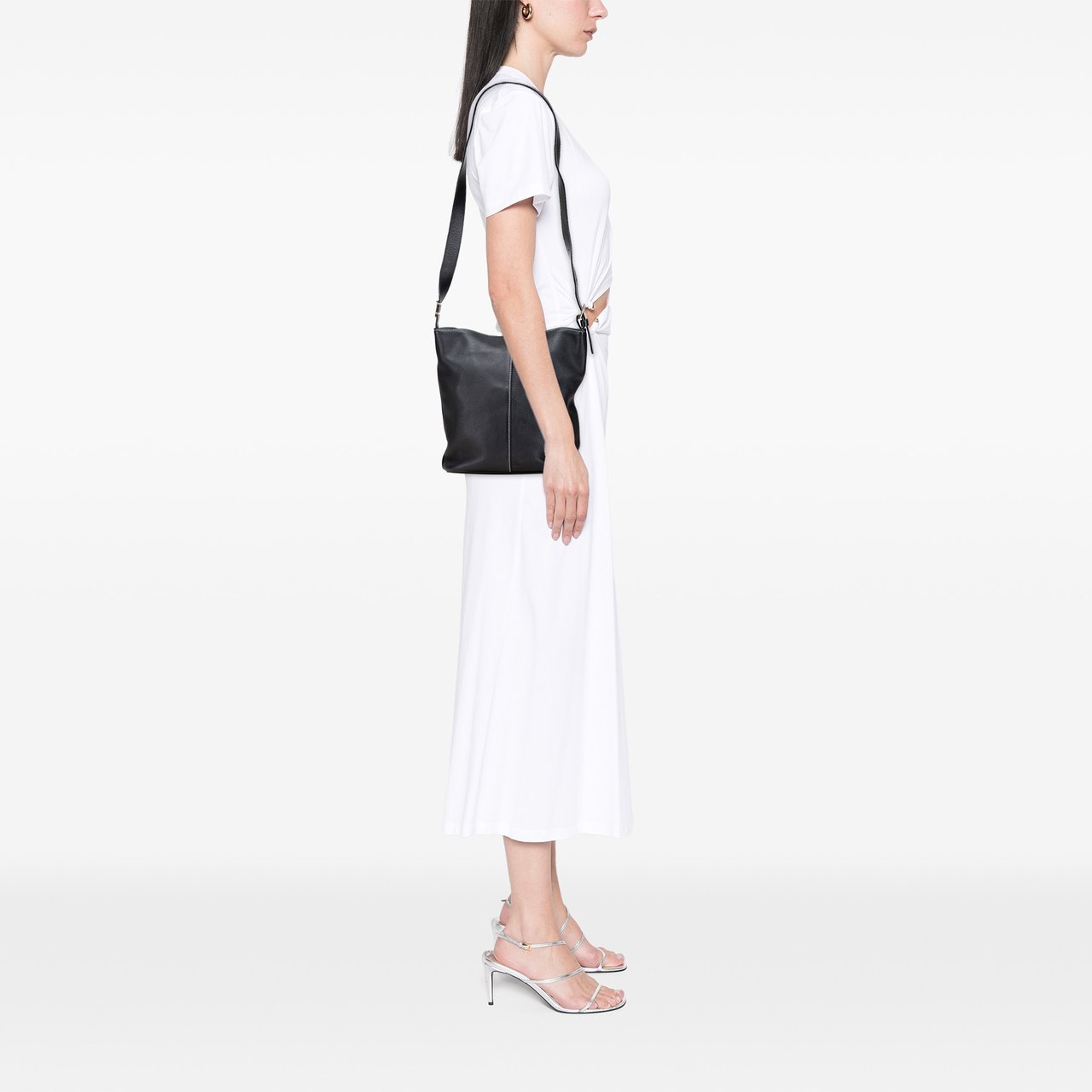 Burberry Leather Crossbody Zwart