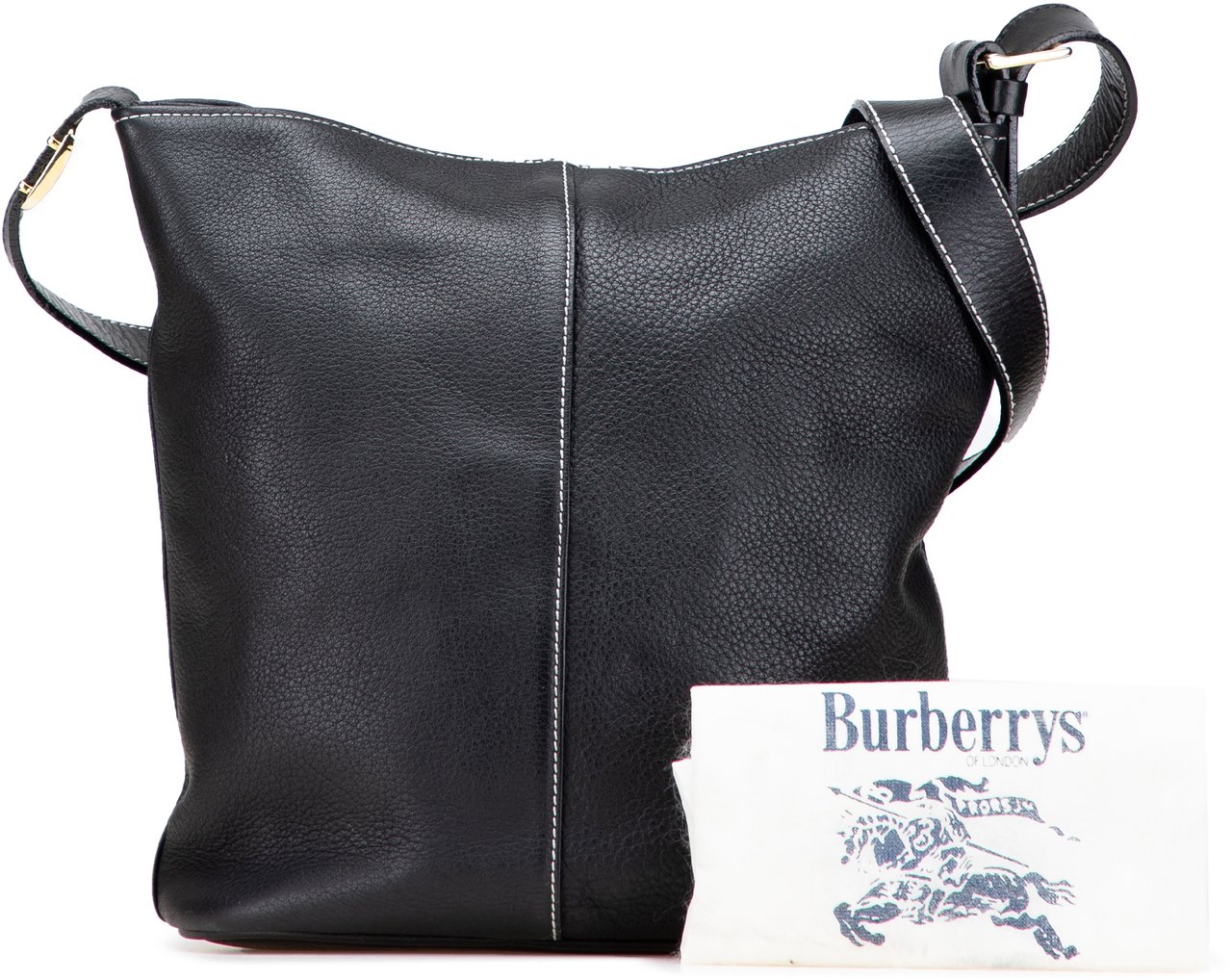 Burberry Leather Crossbody Zwart