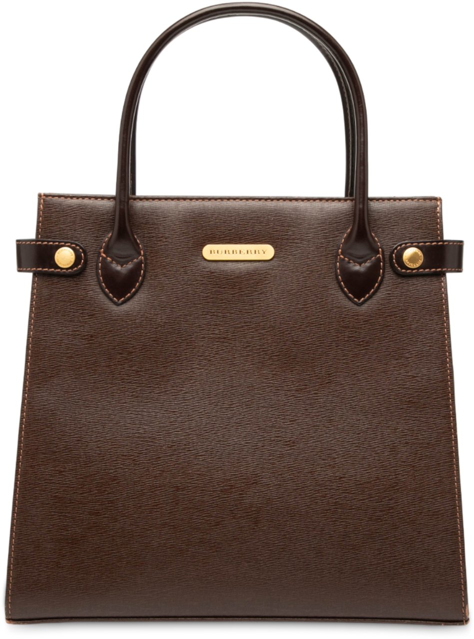 Burberry Leather Tote Bruin