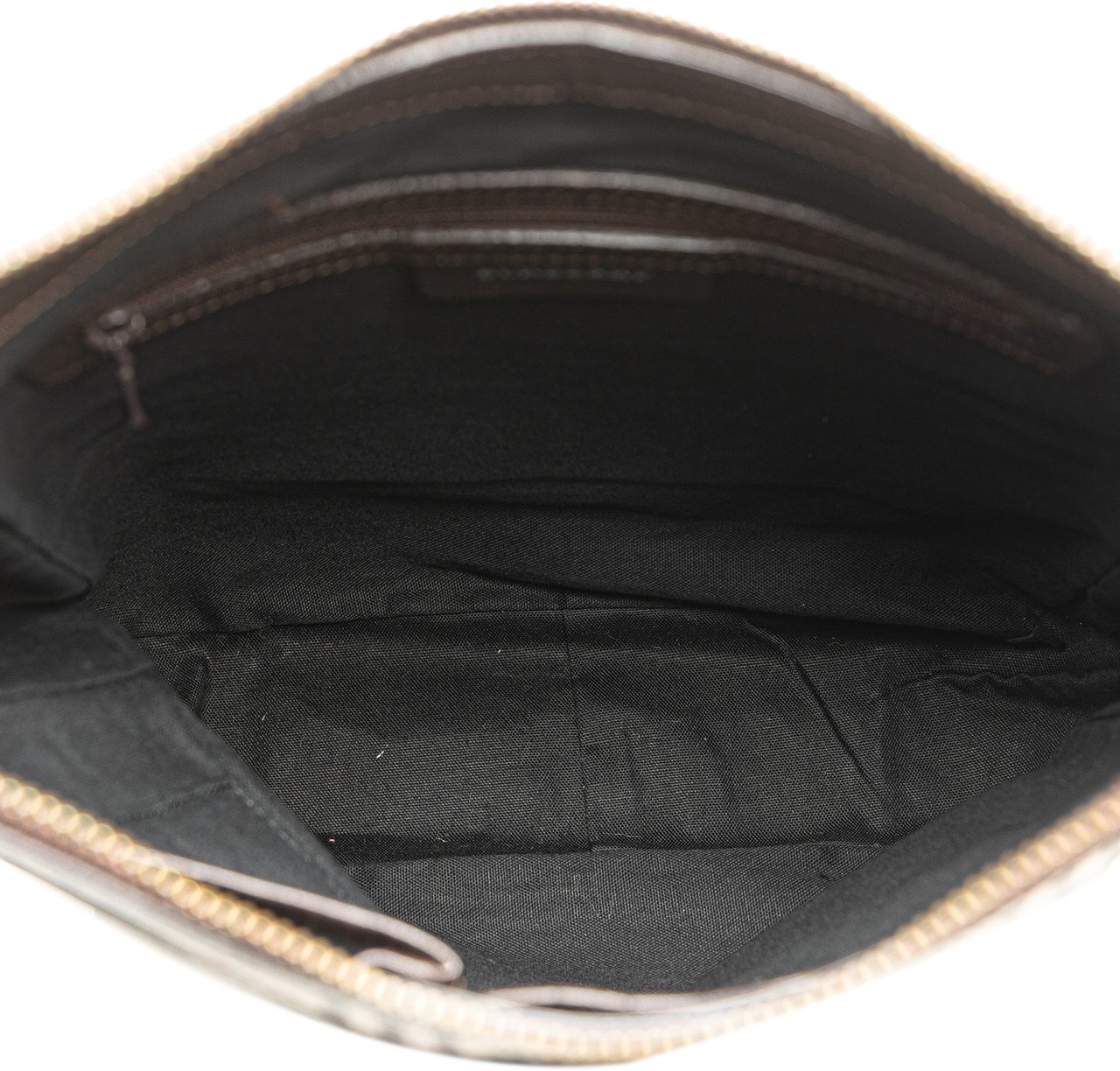 Burberry House Check Canvas Crossbody Bruin