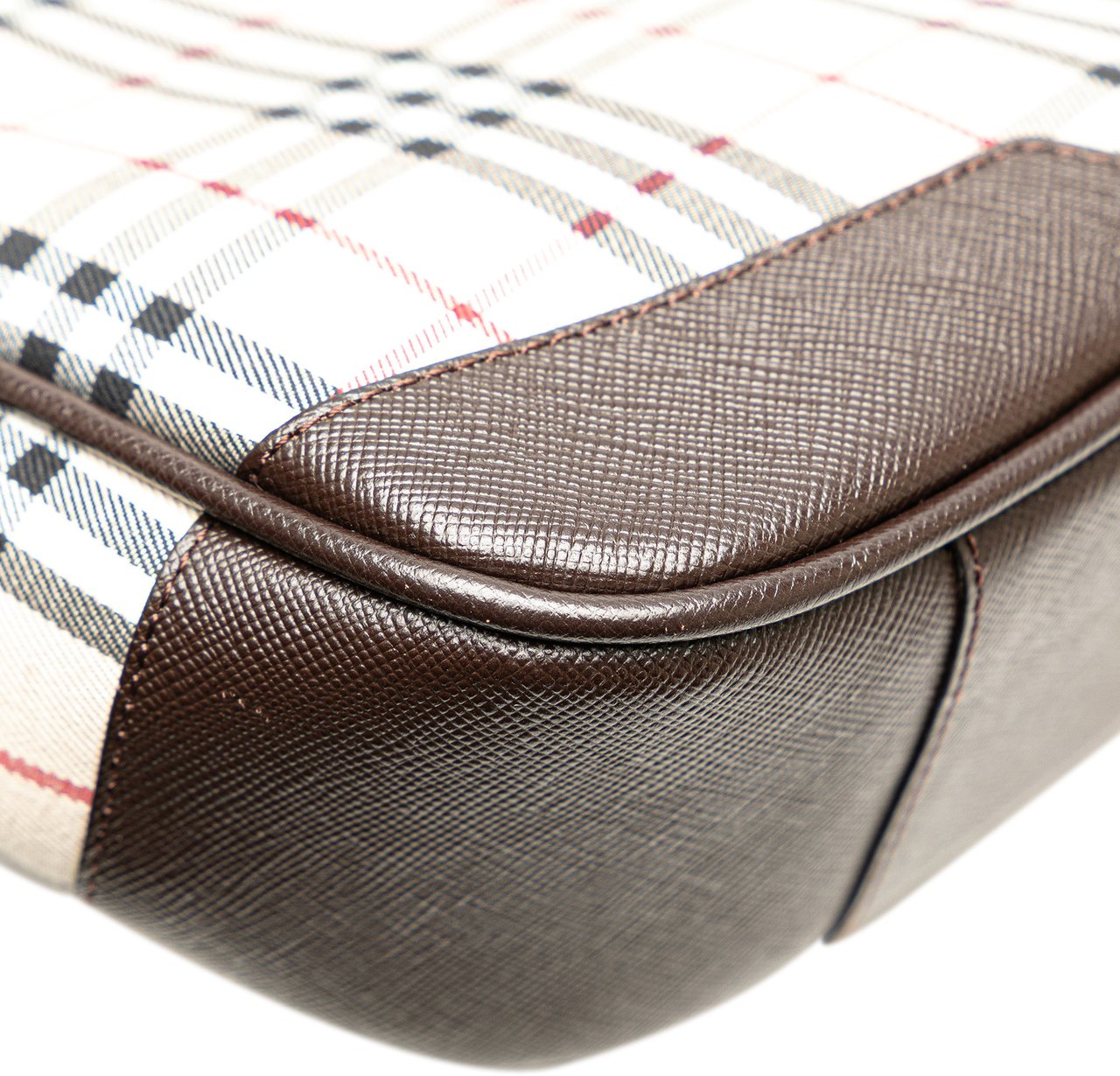 Burberry House Check Canvas Crossbody Bruin