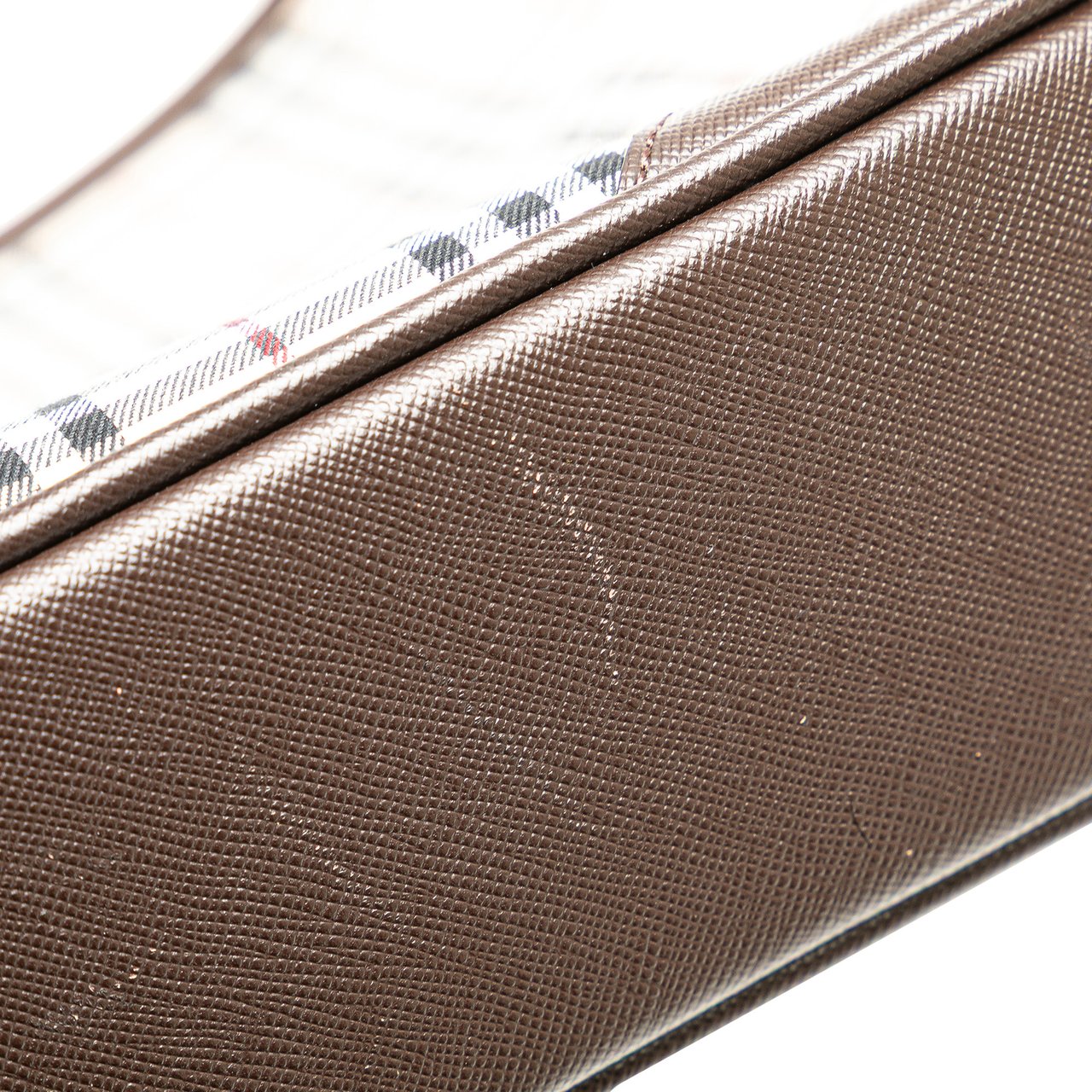 Burberry House Check Canvas Crossbody Bruin