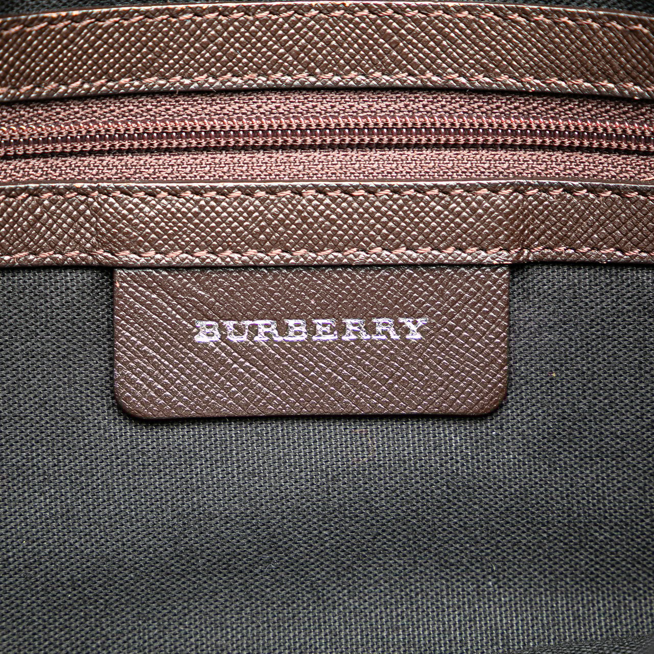 Burberry House Check Canvas Crossbody Bruin