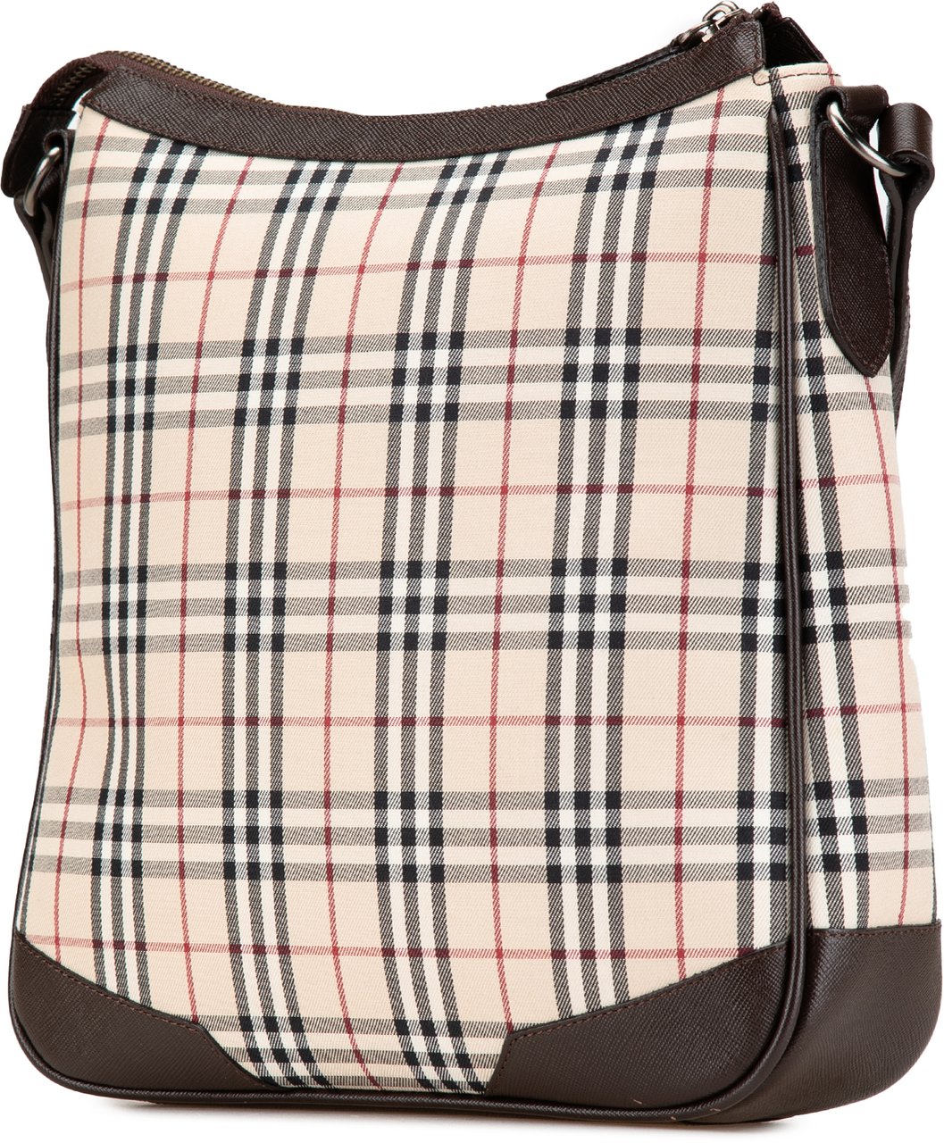Burberry House Check Canvas Crossbody Bruin