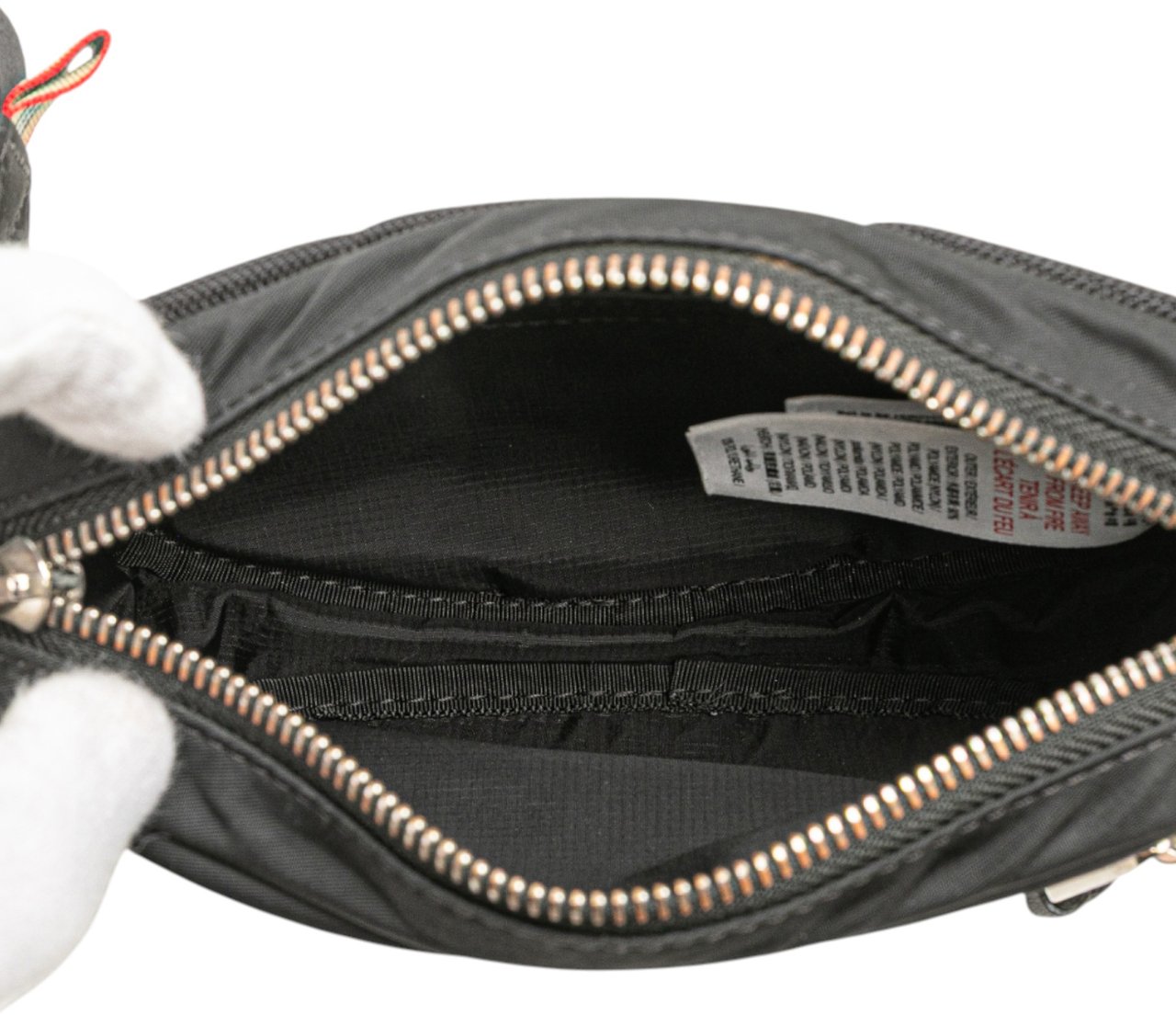 Burberry Nylon Logo Cannon Belt Bag Zwart