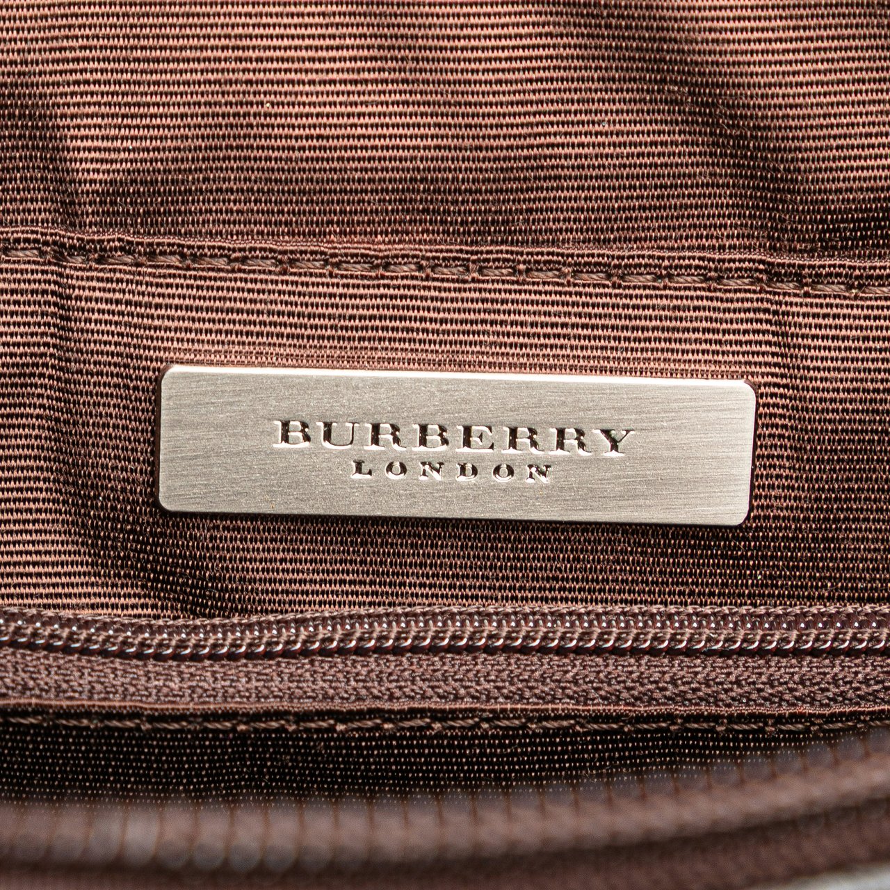 Burberry Leather and Suede Stitch Tote Bruin