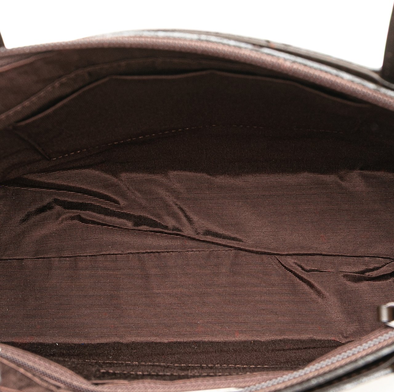 Burberry Leather and Suede Stitch Tote Bruin