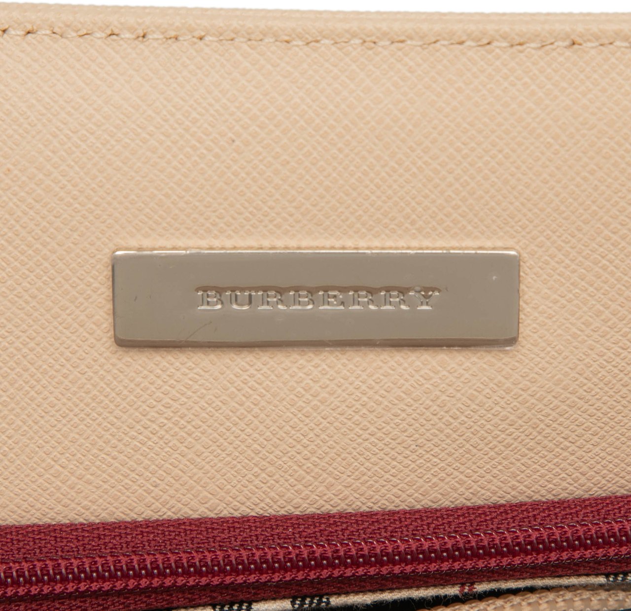 Burberry Leather Handbag Bruin