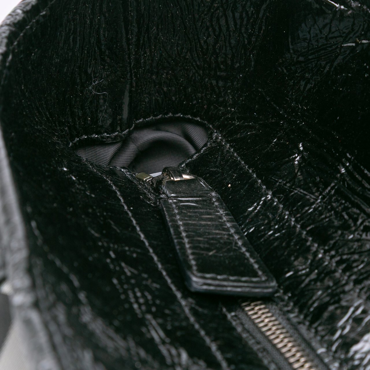 Burberry Beat Check Nylon Lowry Satchel Grijs