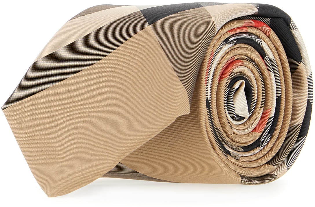 Burberry Burberry Embroidered silk tie Divers