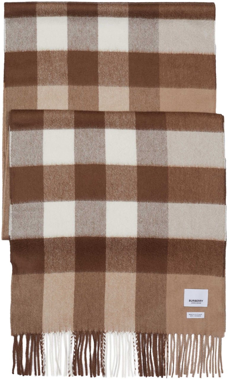Burberry Burberry HAMEGA Kaschmir Schal camel Bruin