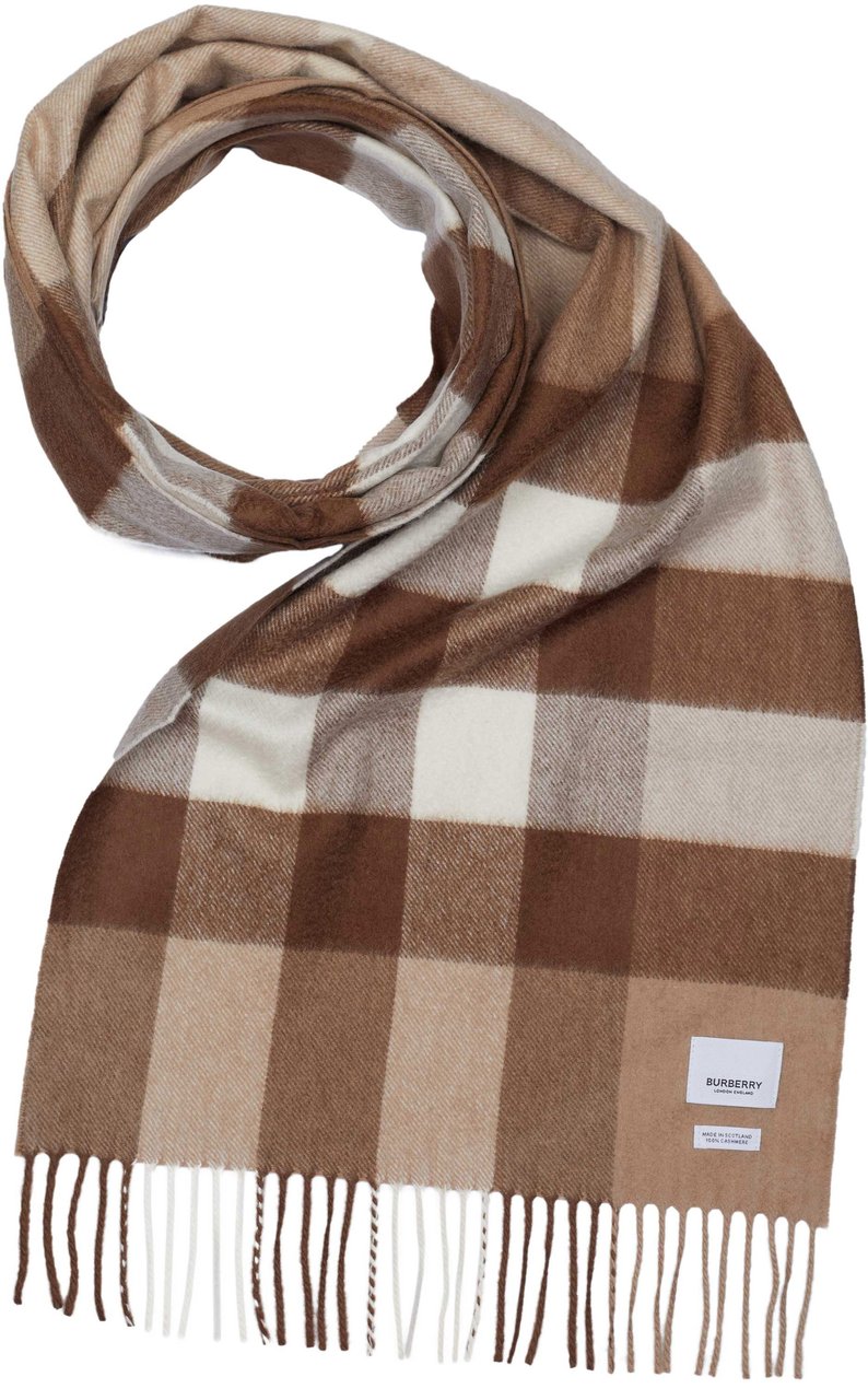 Burberry Burberry HAMEGA Kaschmir Schal camel Bruin